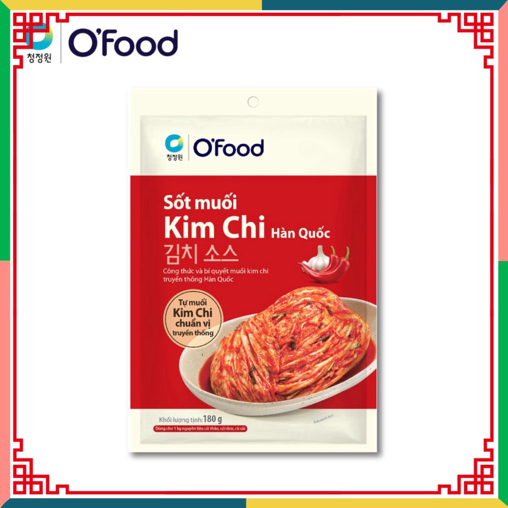 HOT LIKE Sốt làm kim chi O'food gói 180g, chuẩn vị Hàn Quốc