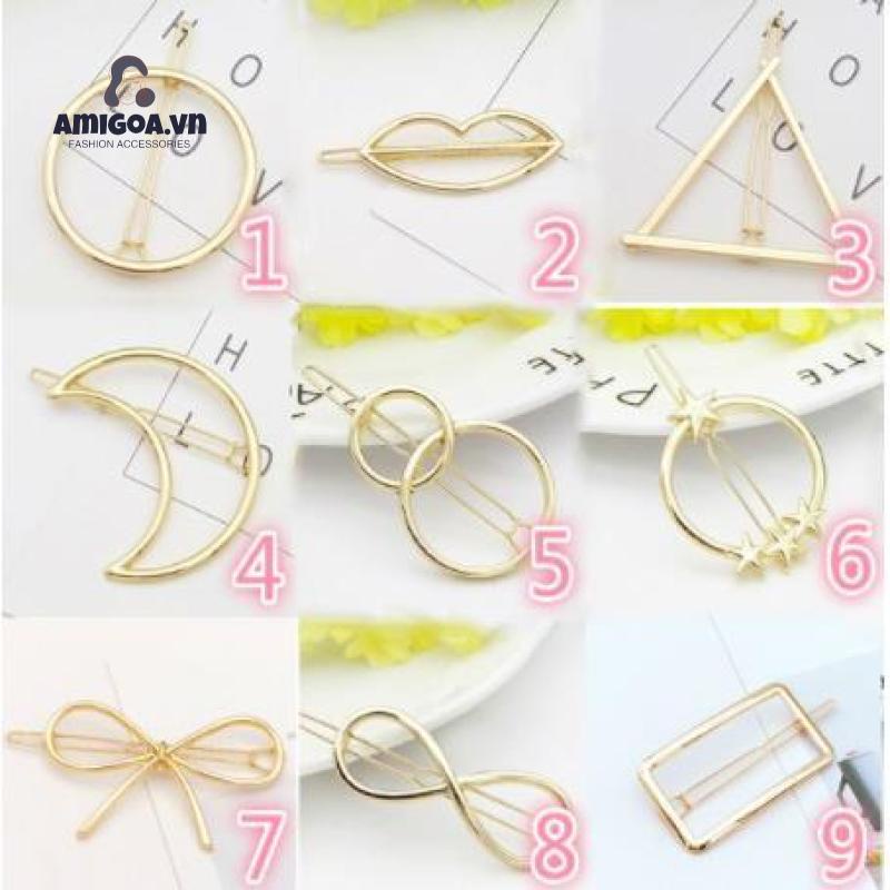 【amigoa.vn】Kẹp Tóc Hình Học Hình Học
