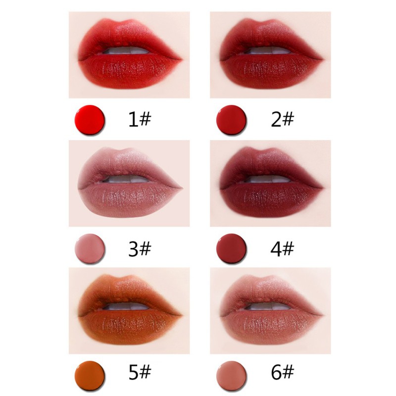 [Hàng mới về] Son kem lì hoa văn Trung Hoa lâu trôi chống dính cốc dưỡng ẩm môi