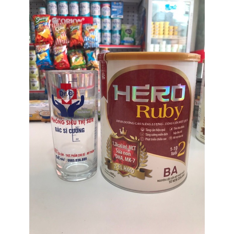 Sữa Hero ruby Ba 2+ dành cho trẻ từ 1-10 tuổi 900g