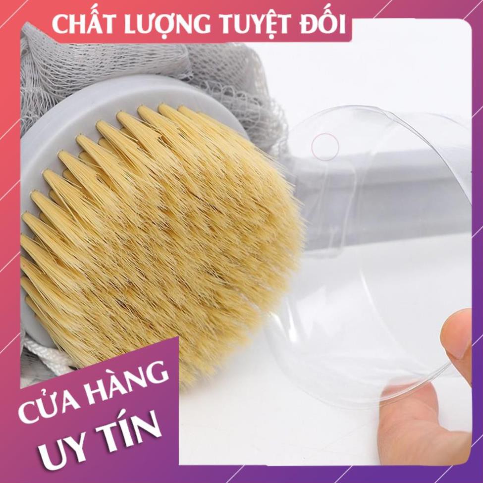 [Hàng xuất nhật cao cấp fullbox] Cây chà lưng khi tắm, cây cọ lưng 2in1 - Lan Chi Mart