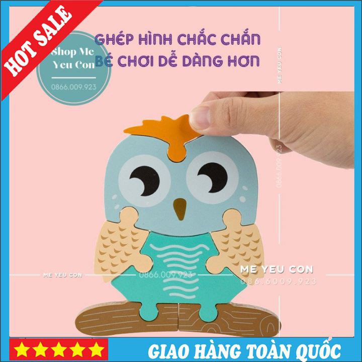 Đồ Chơi Ghép Hình Gỗ Nổi 3D Cho Bé Từ 1-3 Tuổi, Đồ Chơi Gỗ Cho Bé, Đồ Chơi Thông Minh 🎁SIÊU HOT🎁