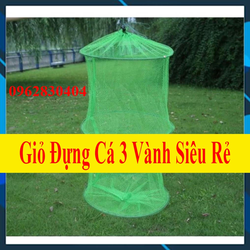 [Chất Lượng] Giỏ Đựng Cá,Tôm,Tép - 3 vành siêu rẻ