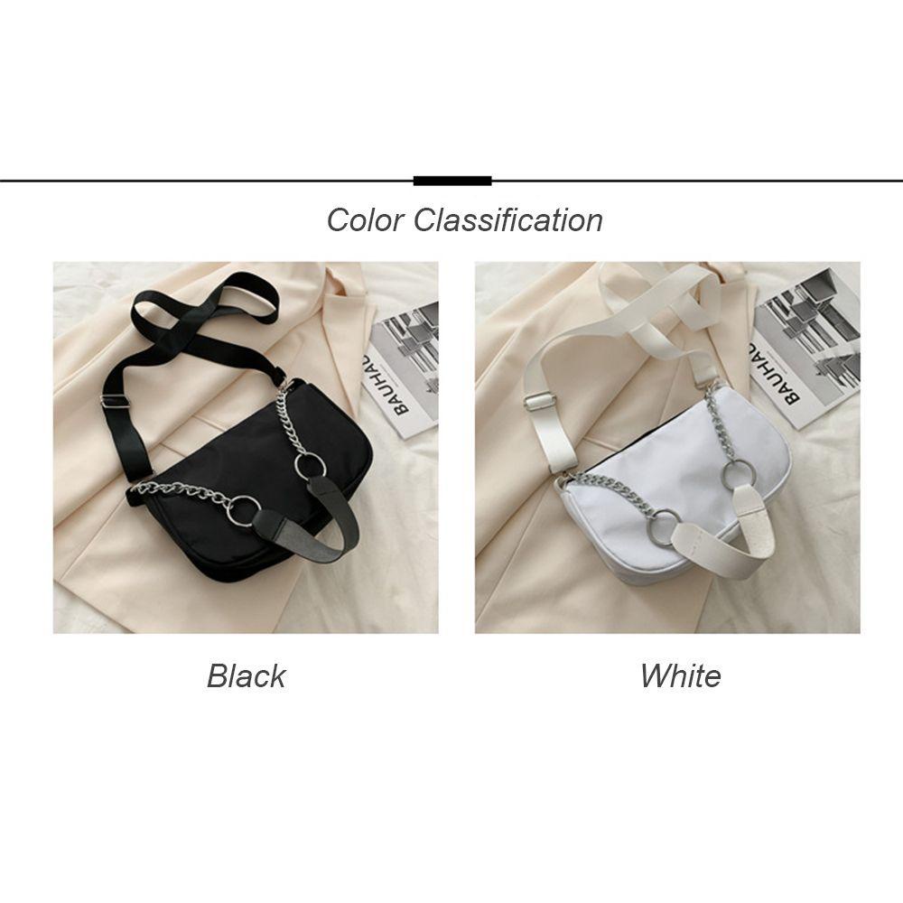 UUMIR Túi Xách Nylon Dây Xích Kim Loại Thời Trang