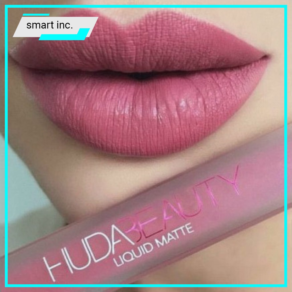 4 Son Môi Kem Lì Huda Beauty Liquid Matte 🚀FREESHIP🚀 Đẹp Cao Cấp Loại Tốt Nhất Màu Hồng Đỏ Trầm