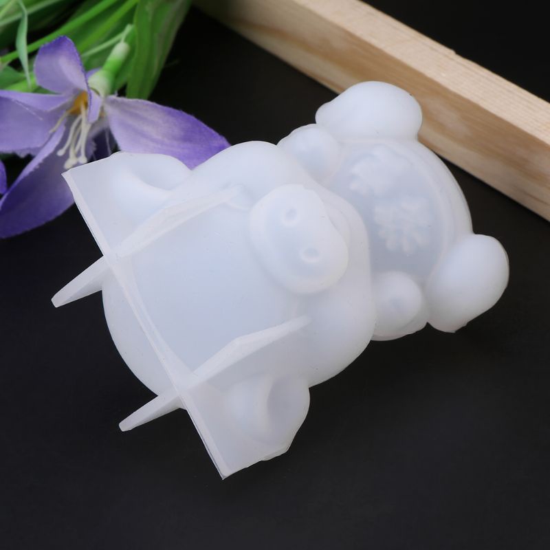 Khuôn Silicone Hình Chú Heo 3D Dùng Làm Bánh DIY