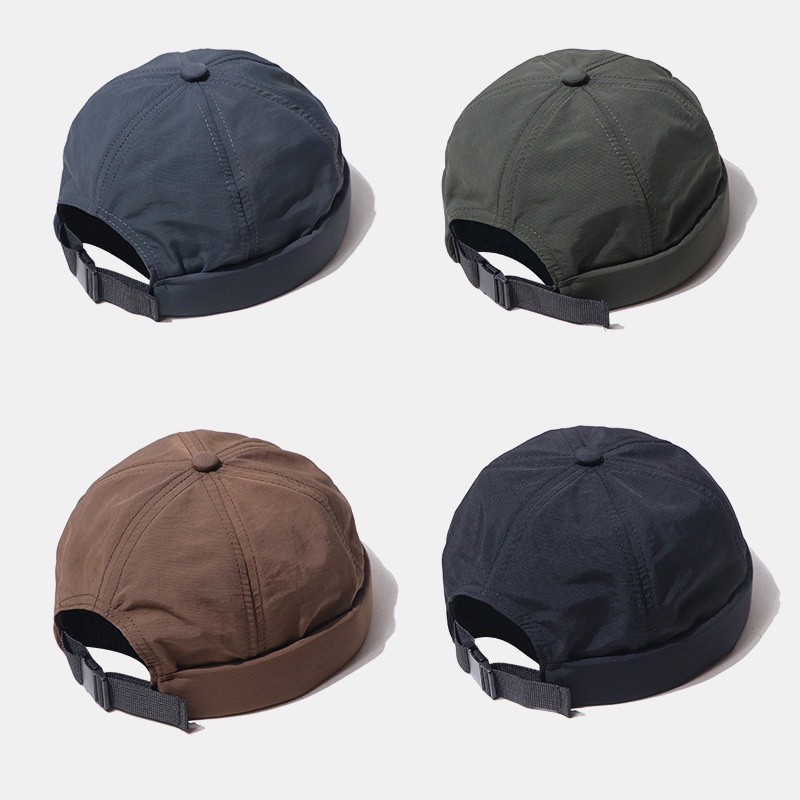 Crosail Mũ Beanie Cotton Màu Trơn Không Vành Phong Cách Vintage Nhiều Màu Sắc Dành Cho Nam Và Nữ
