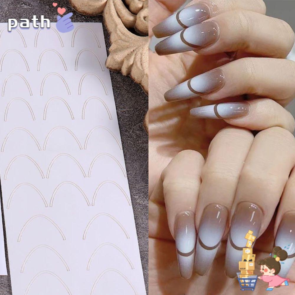 Miếng Dán Trang Trí Móng Tay Hình Vòng Hoa Nhỏ Xinh
