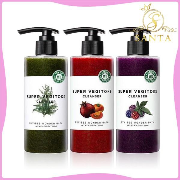 [CHÍNH HÃNG] Sữa Rửa Mặt Rau Củ Super Vegitoks Xanh 300ml