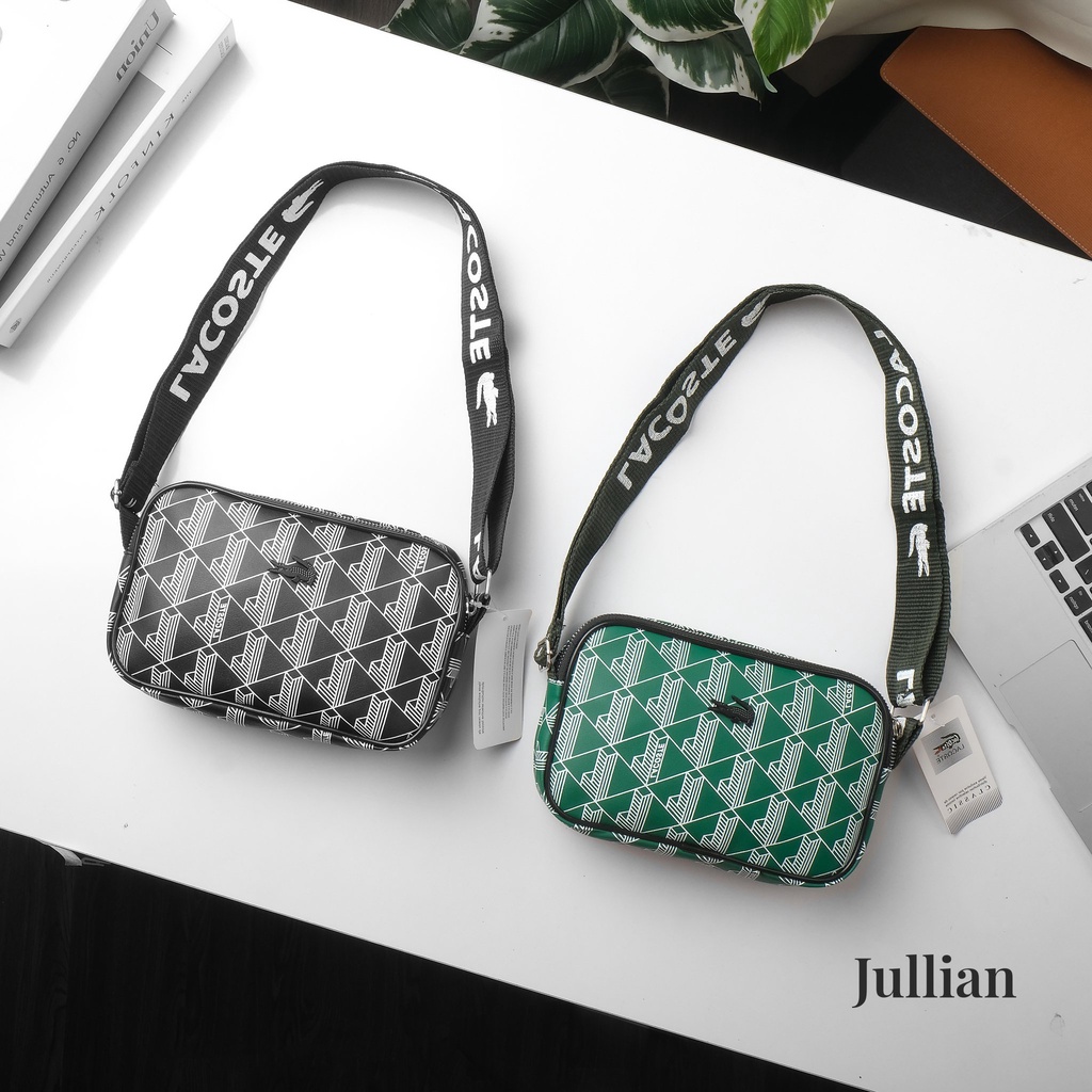 Túi đeo chéo Da si chống nước - Unisex BAG SLING LA.COSTE CITY