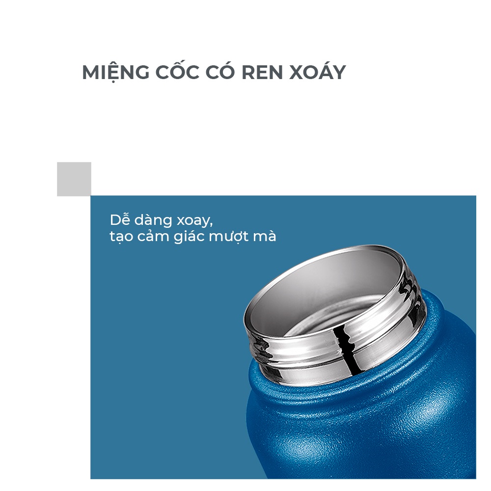 Bình giữ nhiệt Inox 304 Elmich EL8014 dung tích 520ml