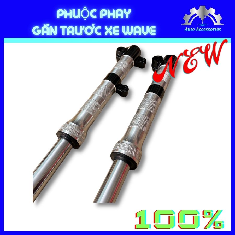 Phuộc Trước Phay Thái, Phuộc Trước Wave110 Wave Lớn Wave RSX lắp đặt như ZIn, Phay đẹp sắc nét, chuẩn chỉ