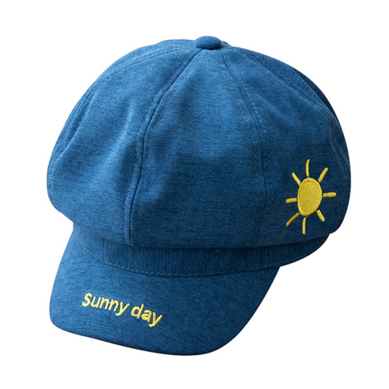 3-8Y Child Adjustable Sun Protection Letters Print Headwears Casual Visors Mùa thu đông Mũ trẻ em