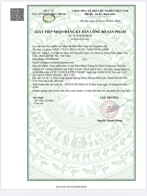 Đông Trùng Hạ Thảo Cordyceps 500(30 viên) | BigBuy360 - bigbuy360.vn