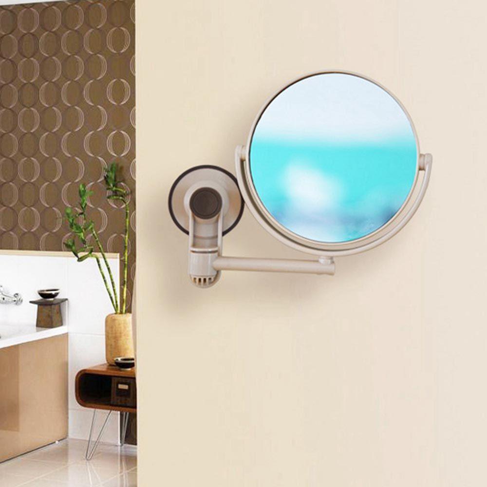 KUNHEV trang điểm KUNHEV xoay 360 độ hình hoa mẫu đơn hút chân không tự dính có thể gập lại tiện dụng cho nhà tắm