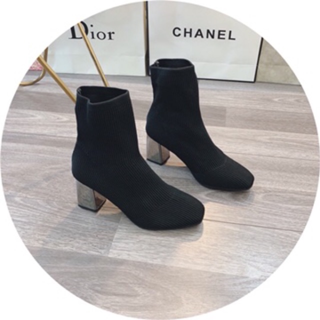 Bốt len gót gương QCCC