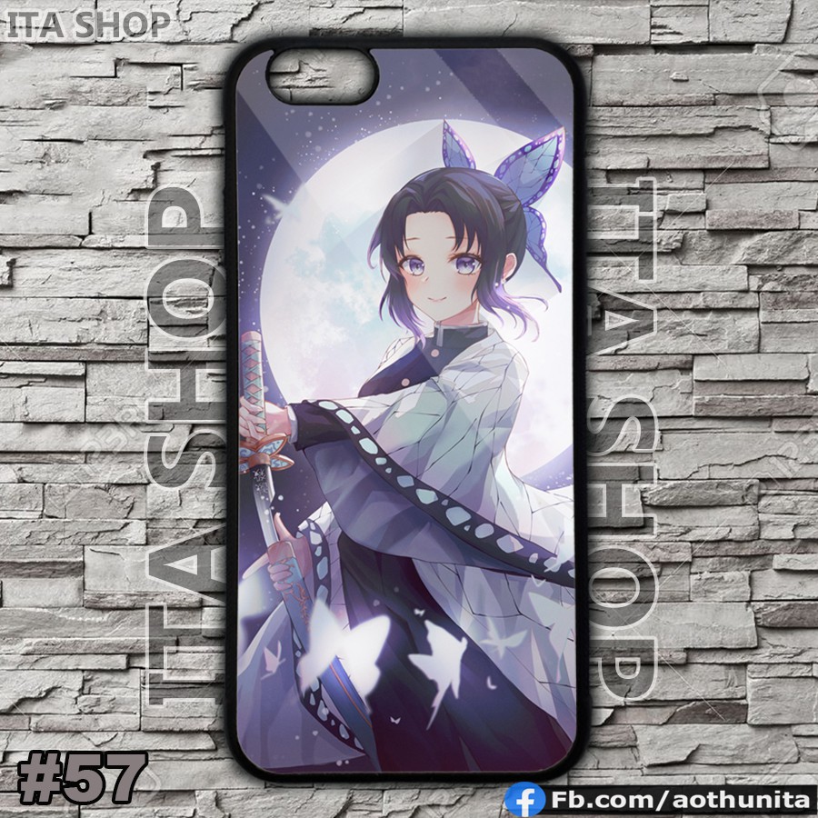 Ốp lưng điện thoại Shinobu  - Thanh gươm diệt quỷ - Ốp lưng Anime cho các máy