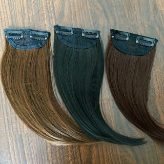 tóc kẹp phồng hai bên