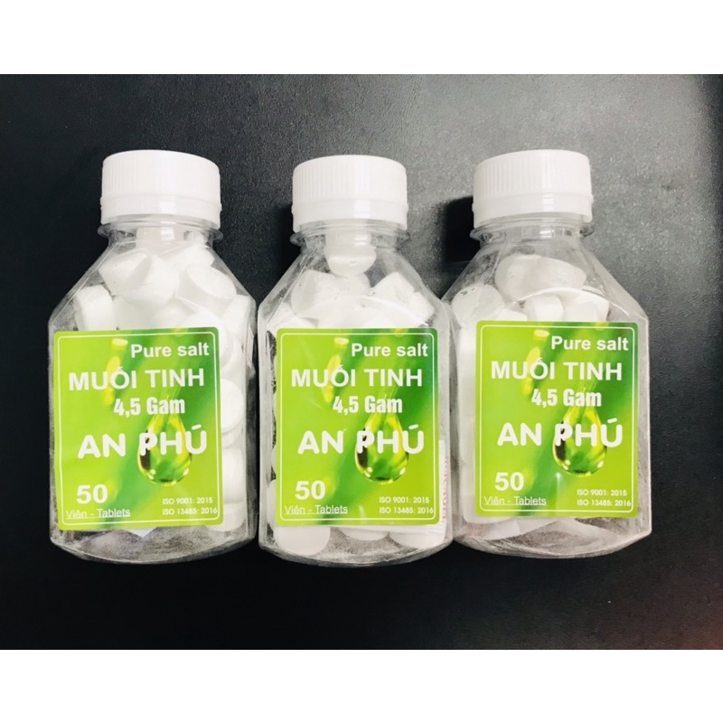 Viên Muối Tinh NaCl 0,9% chai 50 viên