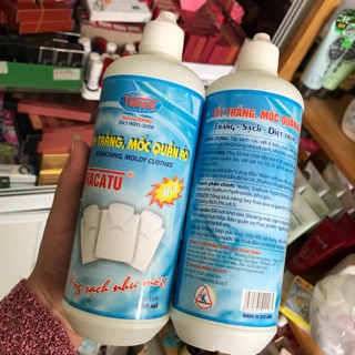 Tẩy mốc quần áo trâcatu 500ml