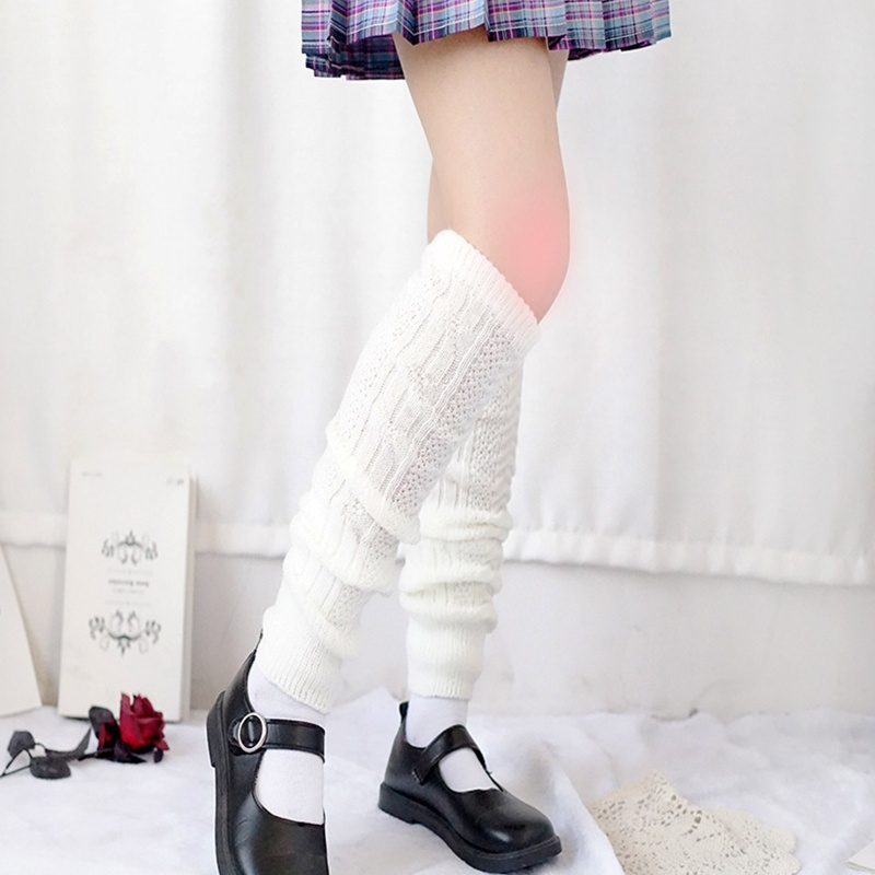 Youyo Vớ Trắng Giữ Ấm Chân Dáng Rộng Phong Cách Lolita Nhật Bản Cho Nữ Sinh