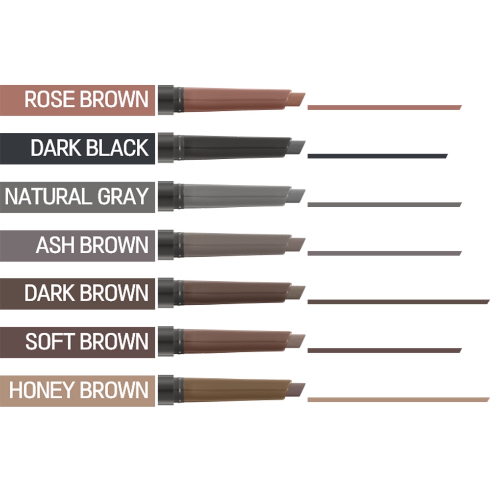 Chì kẻ mày Innisfree Auto Eyebrow Pencil 2 đầu 0.3g