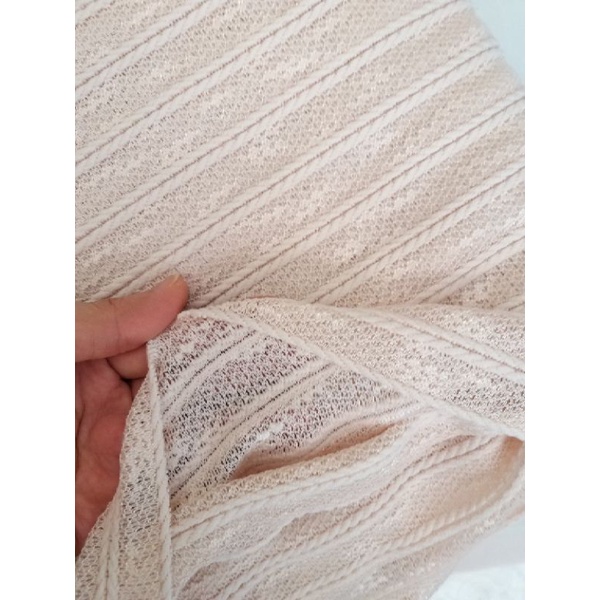 Vải dệt kim may khoác cardigan