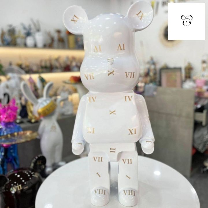 Bearbrick, gấu bearbrick 400%, sz bé 28cm, bản LV la mã đủ 5 màu chất liệu thạch cao - Chin Official Store