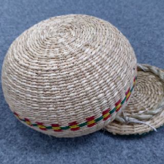 Hộp cói tròn có nắp