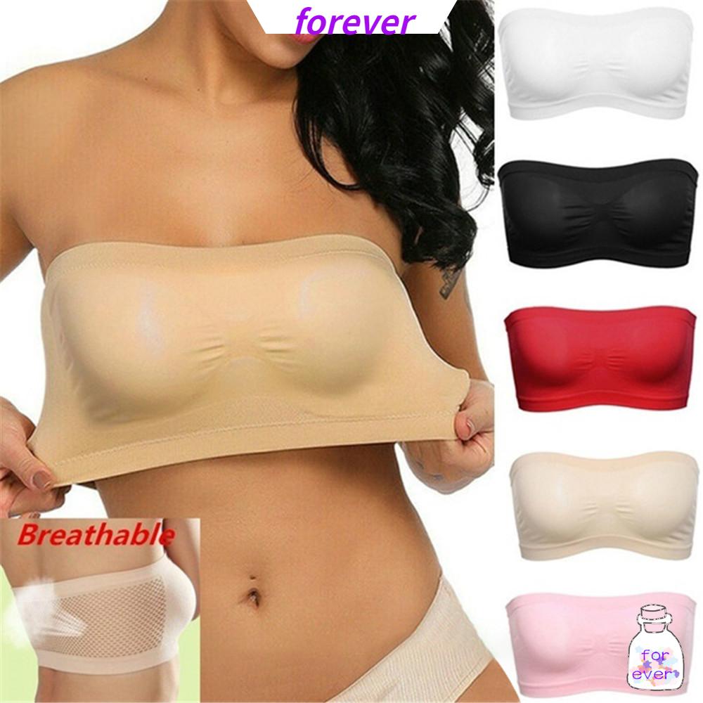 Áo ống không dây co giãn nhiều màu sắc thời trang cho nữ