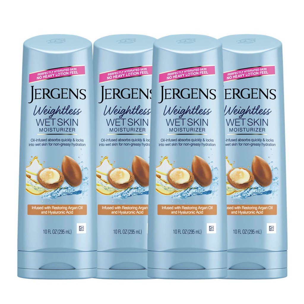 Dưỡng thể toàn thân Jergens Wet Skin Body Moisturizer with argan oil