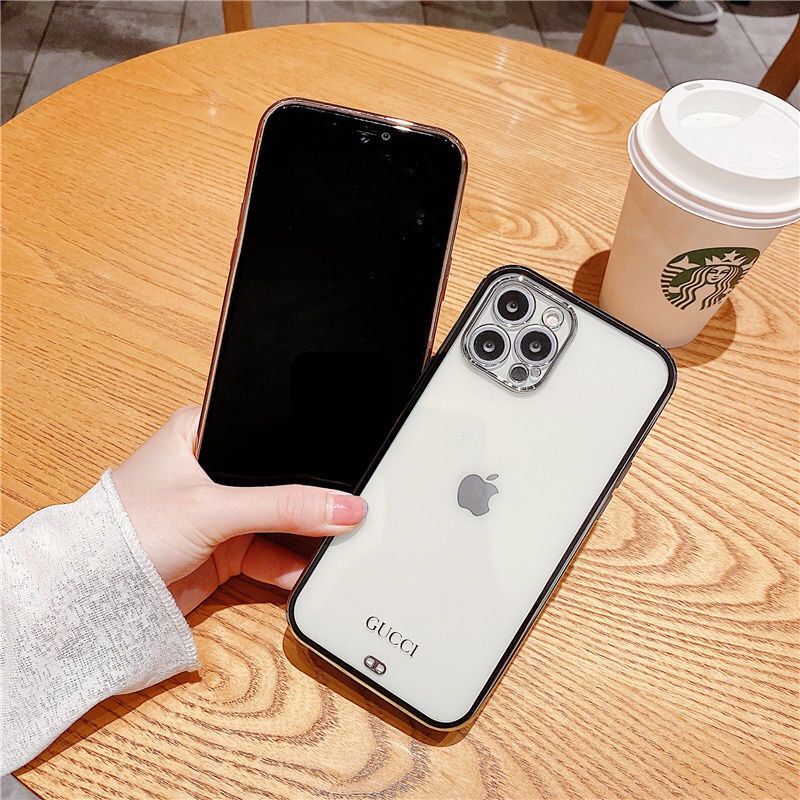 Vỏ iPhone sang trọng Ốp lưng trong suốt cho iPhone 11 11ProMax 7 8 SE2020 7Plus 8Plus iPhone Xr XsMax SE20 Ốp lưng trong suốt 9VsC