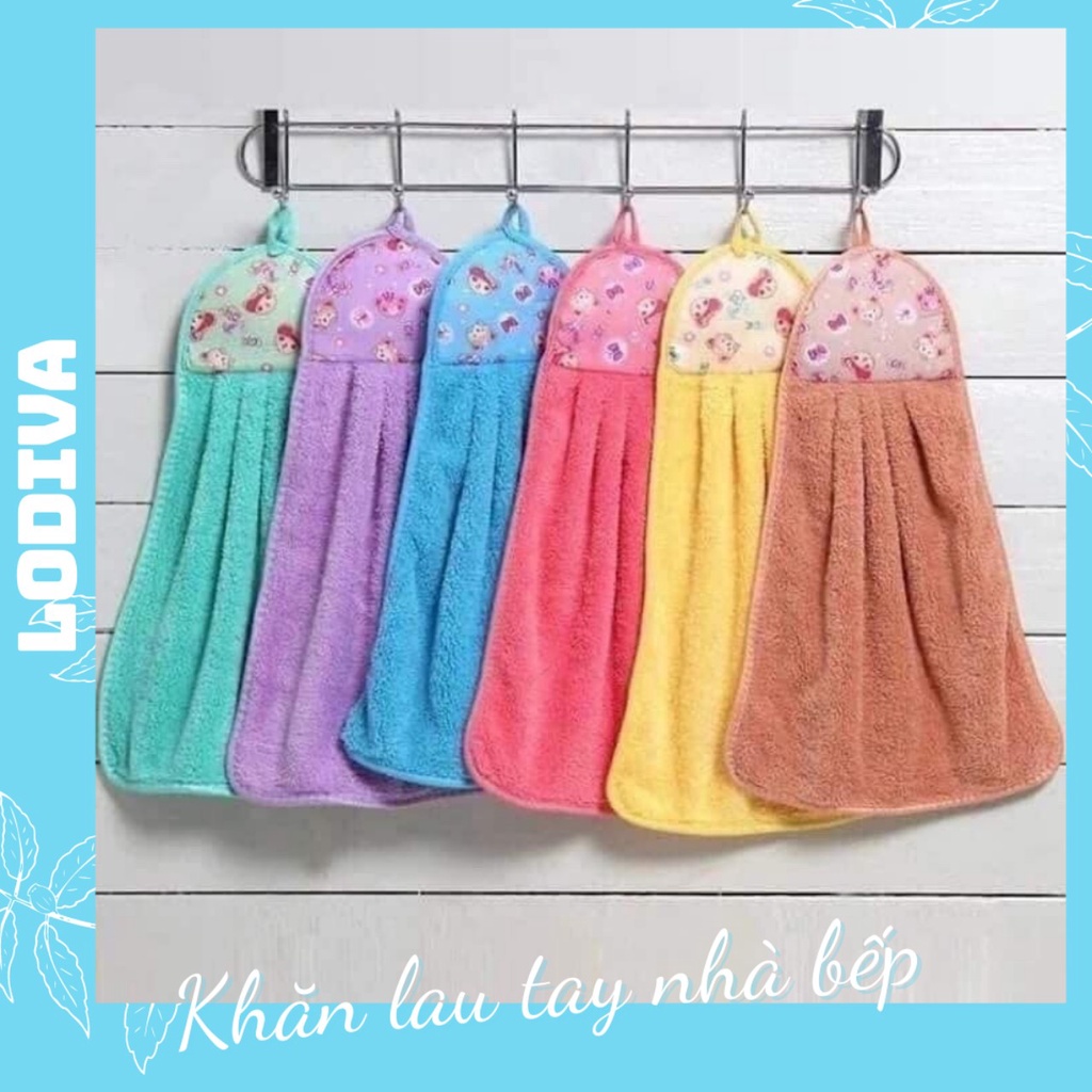 Khăn lau tay nhà bếp vải cotton, siêu thấm hút, sale giá rẻ vô địch, được chọn màu