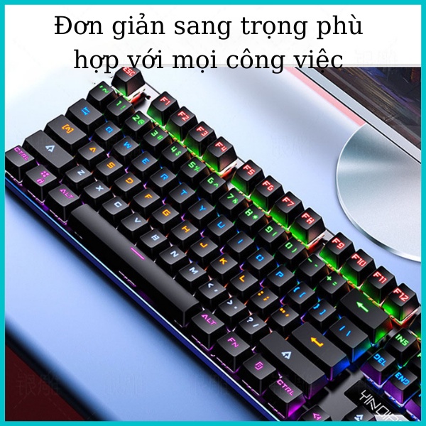 Bàn Phím Cơ Gaming, Bàn Phím Máy Tính Có Dây Phím Blue Switch Thế Hệ Cơ New 2021- ZK3 Bảo Hành 12 Tháng