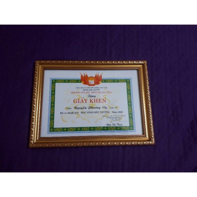 Khung ảnh - khung bằng khen kích thước  giá rẻ
