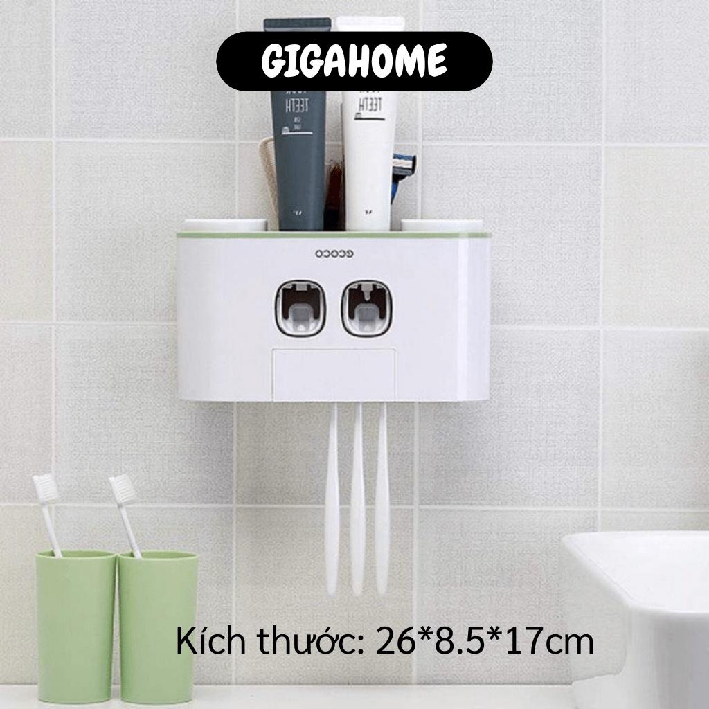 Kệ Nhà Tắm GIGAHOME Bộ Nhã Kem Đánh Răng Tự Động Ecoco Treo Trường, Giá Treo Bàn Chải 8515