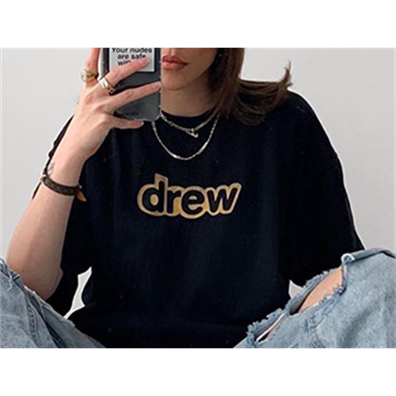 Áo Thun Cotton Cổ Tròn Tay Ngắn In Chữ Dr88w Thời Trang Cho Nam Và Nữ