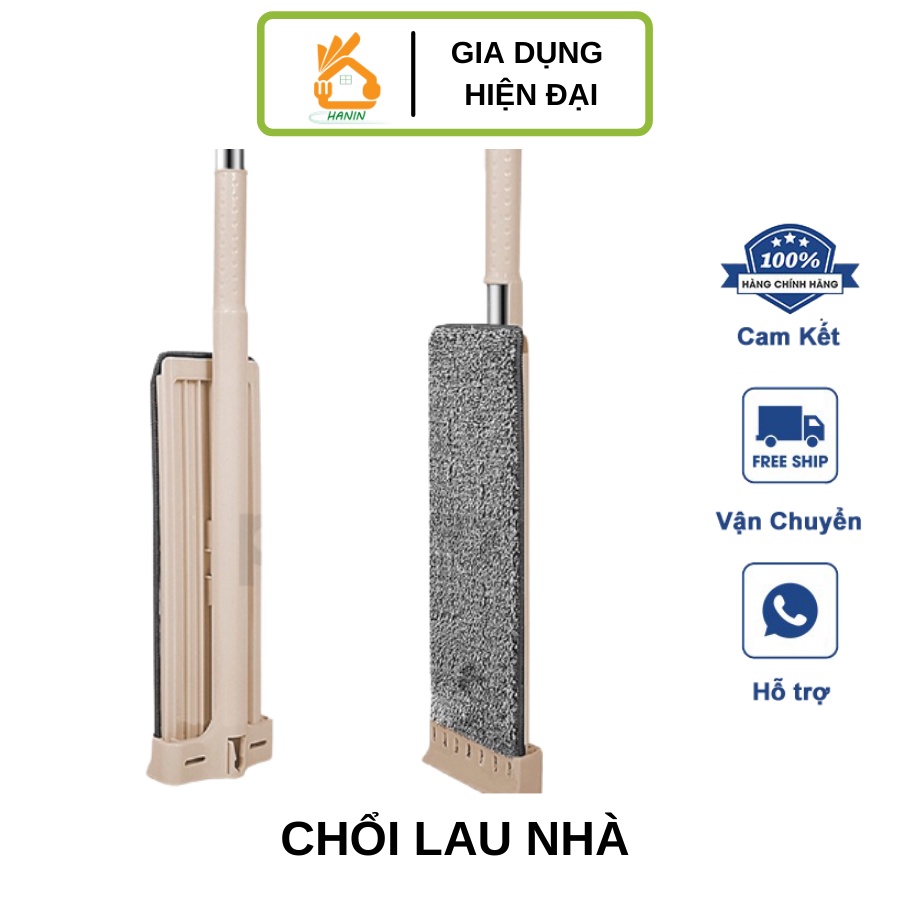 Chổi lau nhà tự vắt - Cây lau nhà xoay 360, tự vắt đồ dùng gia đình thông minh tiện lợi