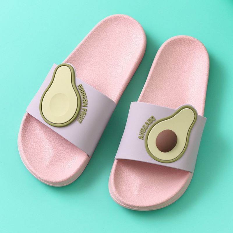 Youyo Dép Kẹp Đi Biển Chống Trượt Sáng Mùa Hè Hình Trái Bơ Dễ Thương Cho Cặp