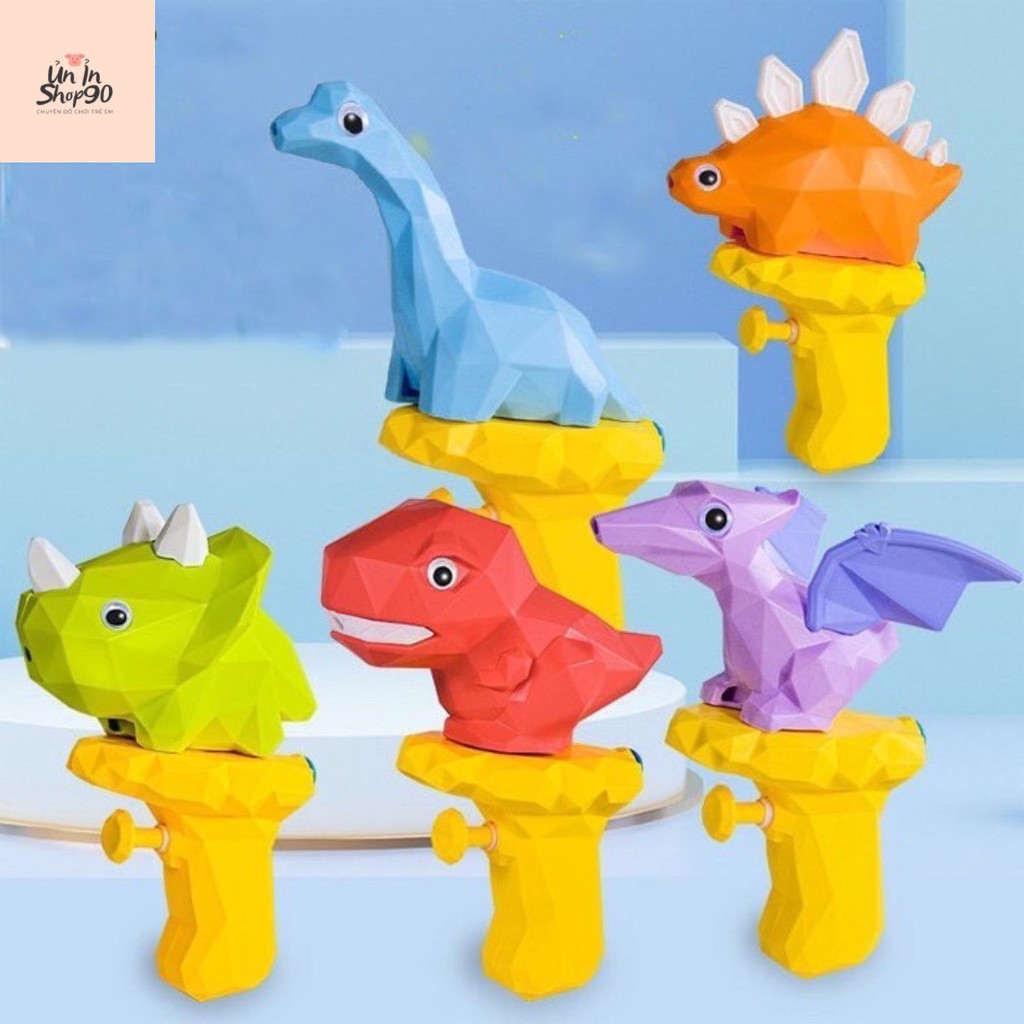 Súng phun nước đồ chơi hình khủng long cho bé