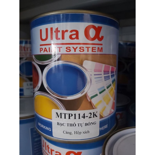 Sơn Ultra MTP114-2K Bạc thô tự bóng Giàn Áo Honda(sơn ô tô và xe máy )