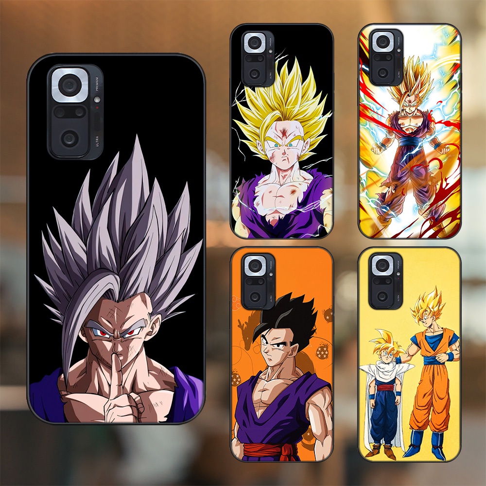 Ốp lưng Xiaomi Redmi Note 10 Pro viền đen in hình Gohan Dragon Ball