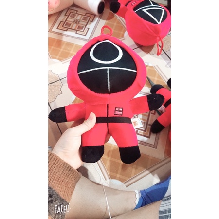 Gấu bông Squid Game trò chơi con mực siêu hót