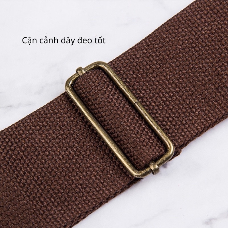 Dây đeo đàn guitar acoustic, classic phối da lộn