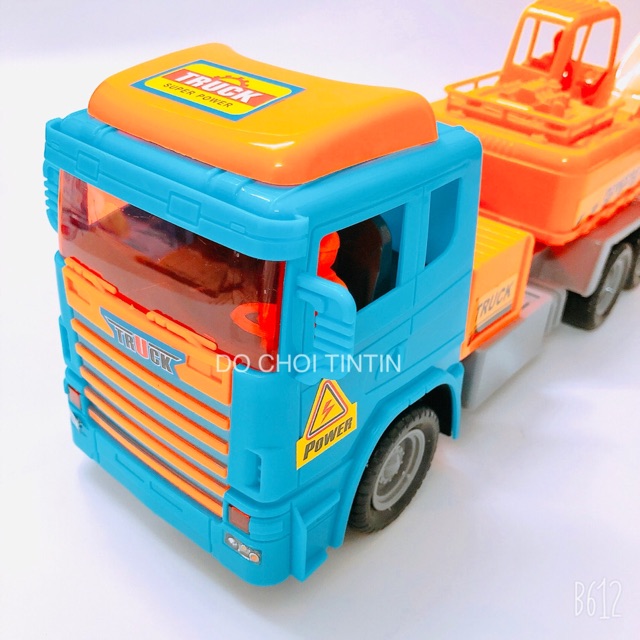[HÀNG VN-TO-ĐẸP] Đồ chơi xe công trình có trớn 38cm