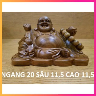 Tượng phật di lặc gỗ bách xanh