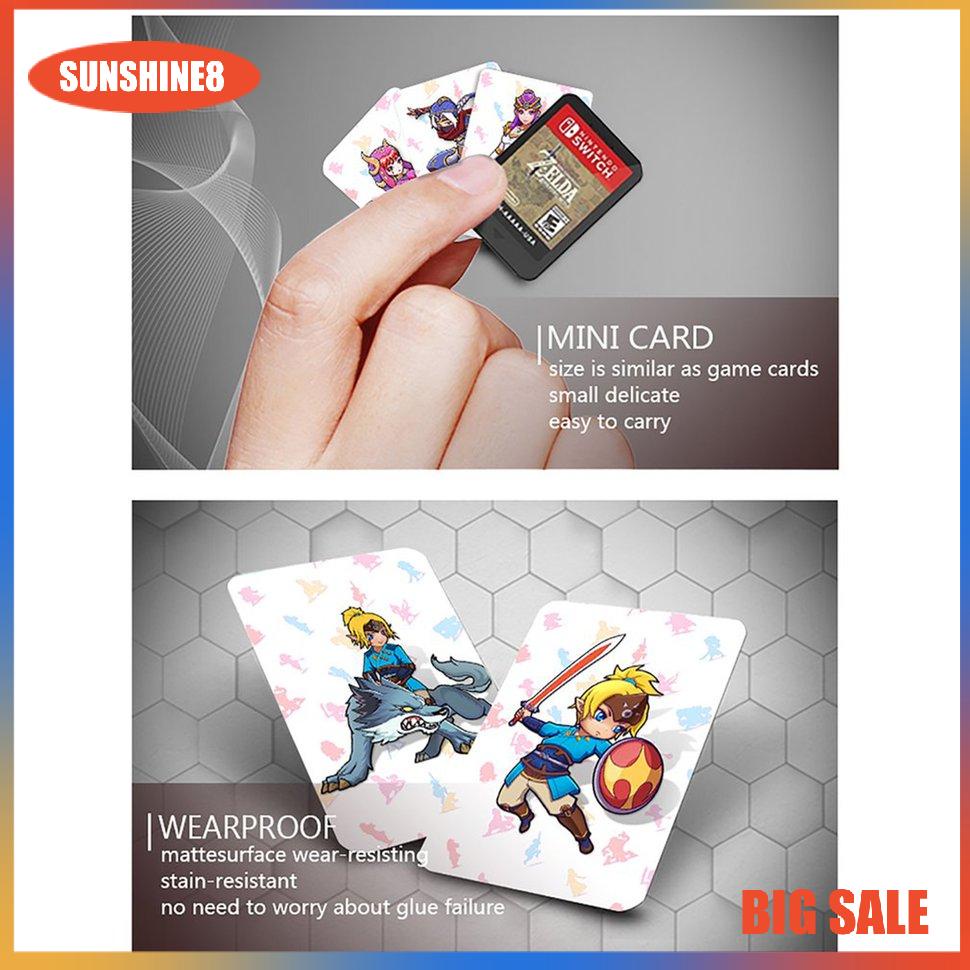 【SUN】Mini 24pc PVC Card The Legends Of Breath Of The Wild WOLF LINK For Amiibo