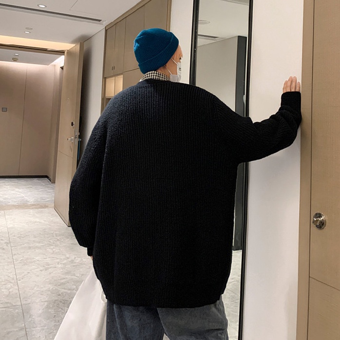 Áo len cardigan nam form rộng, cardigan nam ulzzang chất len gân tăm đẹp oversize hàn quốc 910