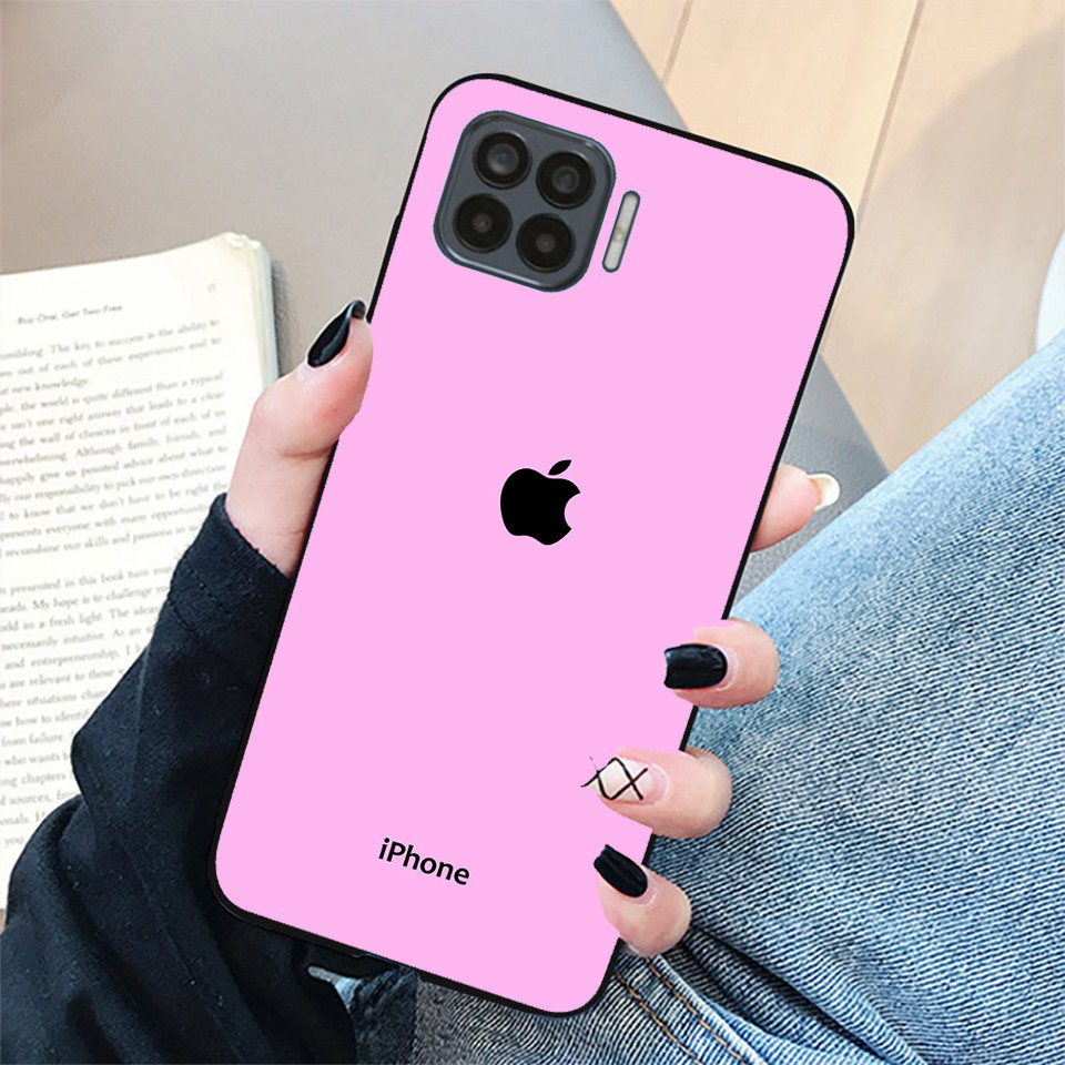 Ốp lưng cường lực OPPO F5 / F7 / F9 / A7 / A3S giả iphone thêm chữ kiểu đẹp | BigBuy360 - bigbuy360.vn