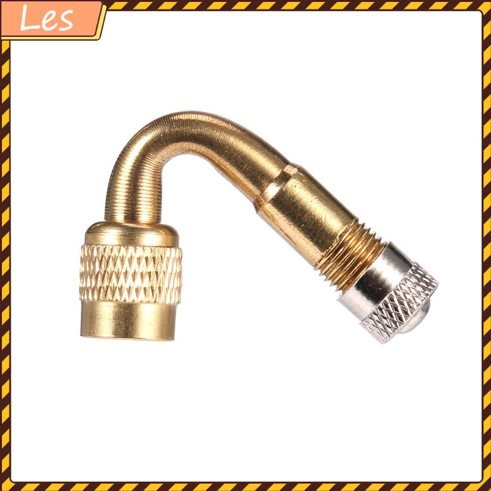 Van bơm hơi bánh xe hơi bằng đồng thau kèm đầu nối dài tiện dụng tùy chọn màu sắc